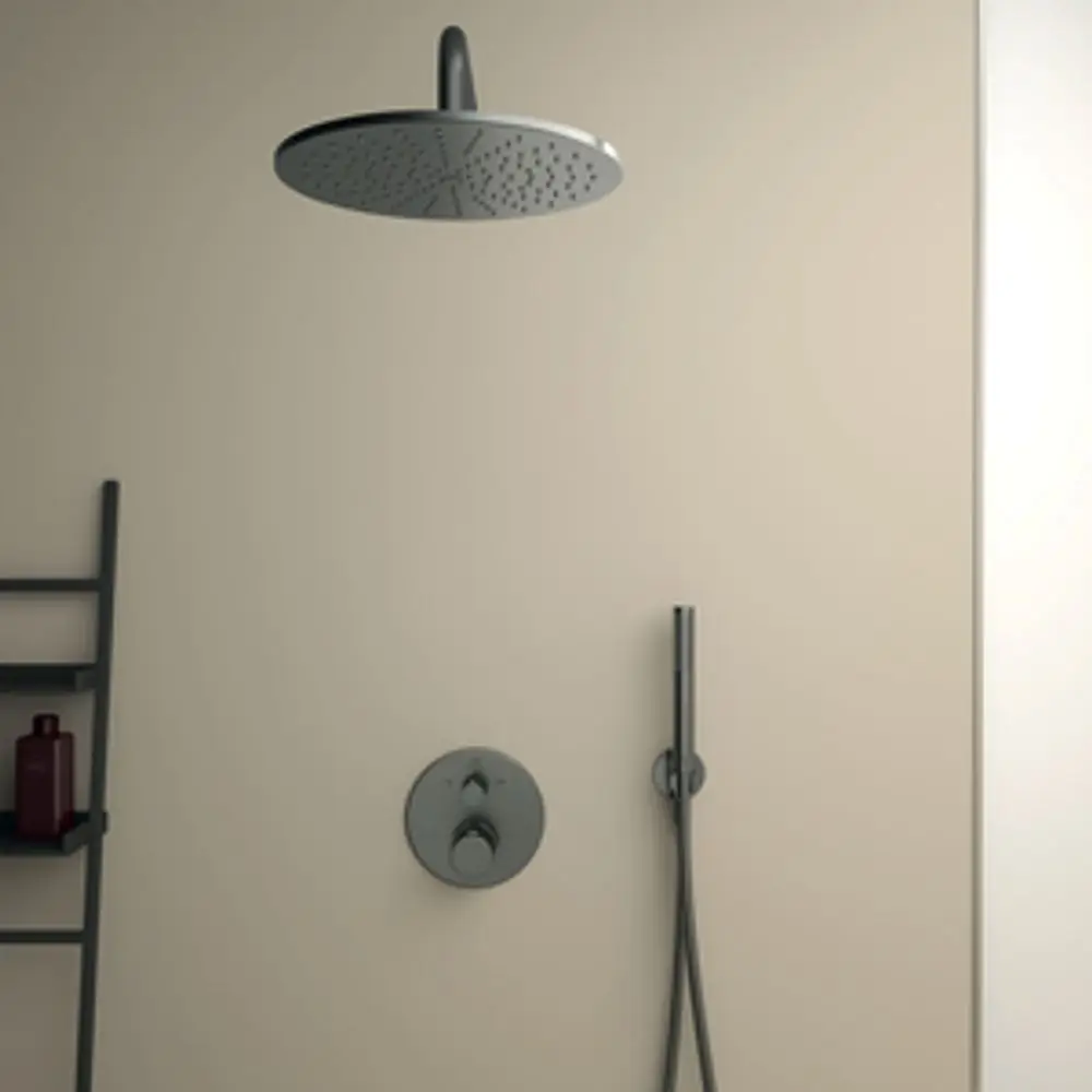 IS-Badethermostat-UP-Ceratherm-T100-Bausatz-2-Rosette-d163mm-Magnetic-Grey-A5814A5 gallery number 3